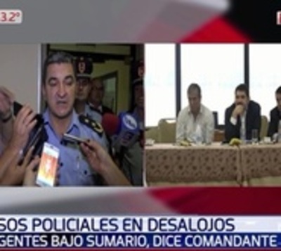Legisladores cuestionan uso de fuerza de policías en desalojos