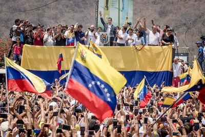 Guaidó prepara marcha nacional con miras al palacio presidencial