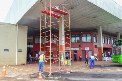 Terminal de Ómnibus de Ciudad del Este recibe trabajos de mejoras