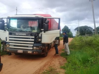 Incautan dos camiones de madera nativa extraída de reserva forestal