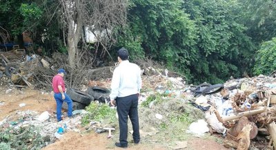 Intervienen vertedero clandestino de la Municipalidad de Ñemby