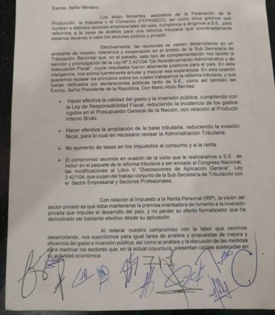 Gremios de la producción piden mejor control en los gastos públicos