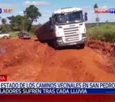 Pobladores de San Pedro aislados a causa de pésimo estado de caminos