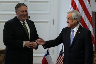 Con Venezuela en el menú, Pompeo inicia en Chile gira por Sudamérica