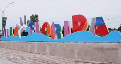 Semana Santa: En Villa Florida inaugurarán colorida letra corpórea