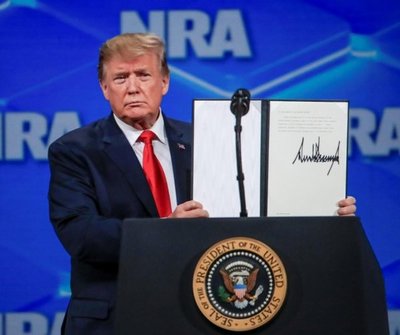 Trump retirará el apoyo de EE.UU. al tratado de ONU sobre comercio de armas