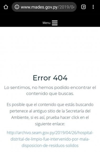 Mades borró nota sobre intervención de hospital