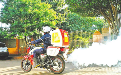 Operaron las motofumigadoras