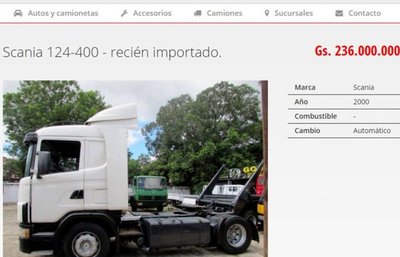 Camiones usados ingresan al país subvalorados para evadir impuestos