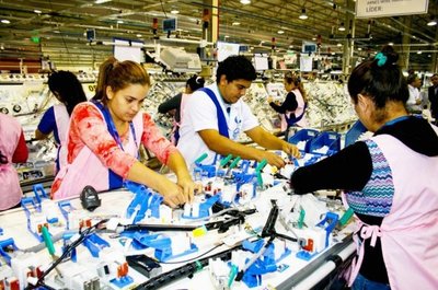 Régimen de maquila trepa a US$ 66.584.258 en abril último