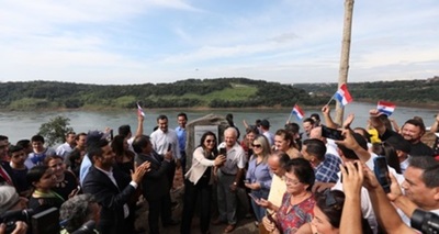 Franqueños celebraron inicio de puente de integración Paraguay Brasil