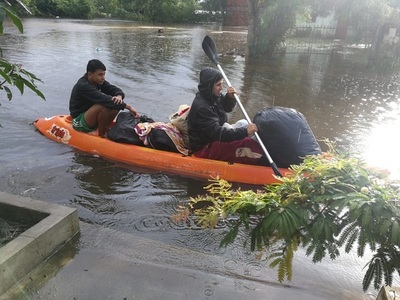 Río alcanza 8,73 m y Pilar está a 27 cm de la alerta naranja