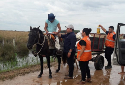 Distribuyen más de 400 mil kilos de víveres en Ñeembucú