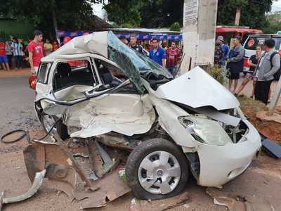 Dos fallecidos en Capiatá tras accidente de tránsito