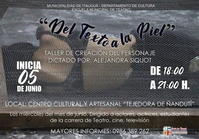 Escuela de teatro inicia taller en Itauguá