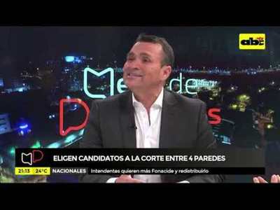 Eligen a candidatos a Corte entre 4 paredes