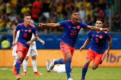Colombia vence a Argentina y es líder del Grupo B