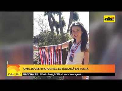 Joven Itapuense estudiará en Rusia