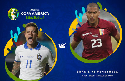 Copa América: Brasil buscará la clasificación y Venezuela su primer triunfo