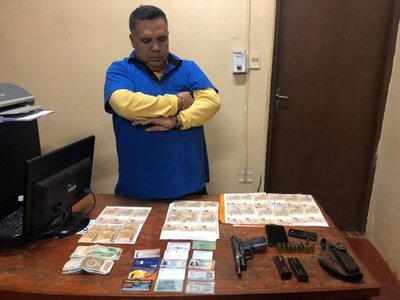 Cae supuesto informante de SENAD por exigir 20.000 dólares a cambista
