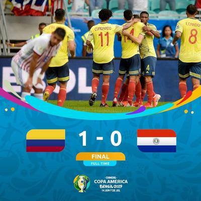 Paraguay no puede con Colombia y espera el milagro de la clasificación