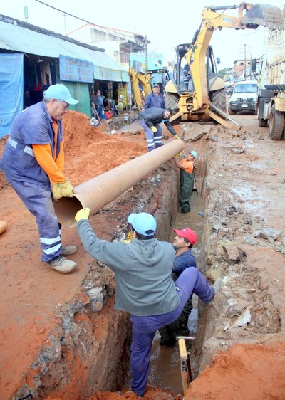 ESSAP culmina obras de alcantarillado sanitario en Luque