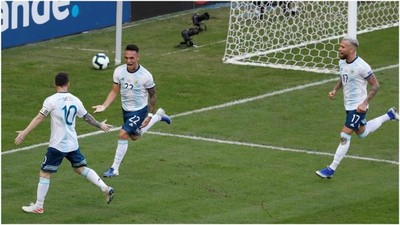 Argentina le ganó 2 a 0 a Venezuela y se medirá en un superclásico ante Brasil