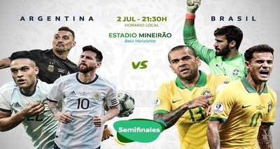 Por un pase a la final, el duelo de gigantes sudamericanos