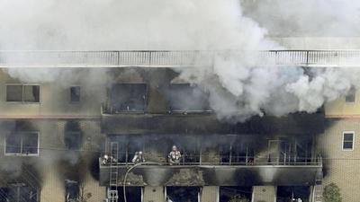 El incendio en un estudio de animación dejó al menos 33 muertos en Japón