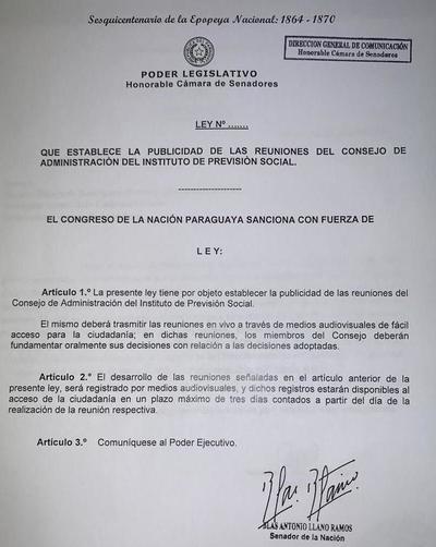 El sospechoso Consejo de IPS bajo lupa: proyectan ley para publicitar todos los actos y decisiones que tomen