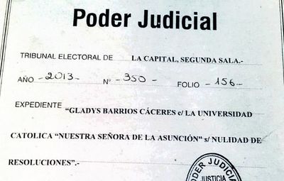 Católica habría manipulado la elección de Kriscovich