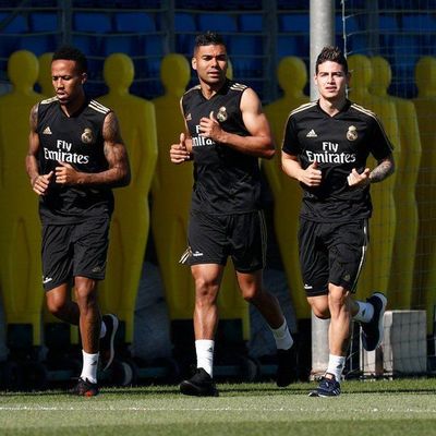 James regresó al Real Madrid