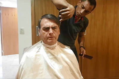 Bolsonaro plantó a canciller francés para cortarse el cabello