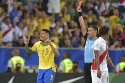 Conmebol suspendió a Gabriel Jesús