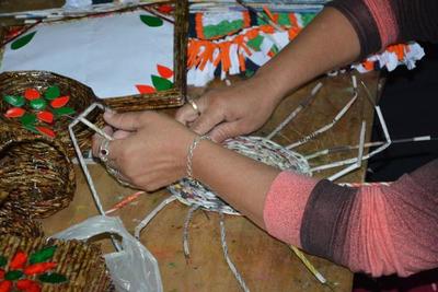 Usan el reciclaje y el arte para apuntalar la rehabilitación en el Buen Pastor