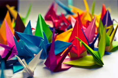 Clases de origami en la semana aniversario del CPJ