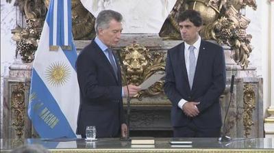 Hernán Lacunza juró como nuevo ministro de Hacienda de la Argentina