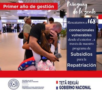 Repatriados resalta aumento de asistencia a compatriotas