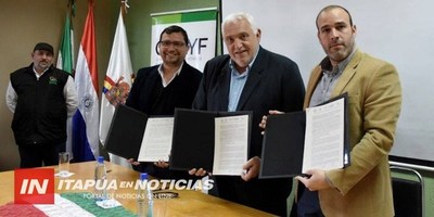 GOBERNACIÓN FIRMÓ CONVENIO CON SENAVE Y LA CAFYF