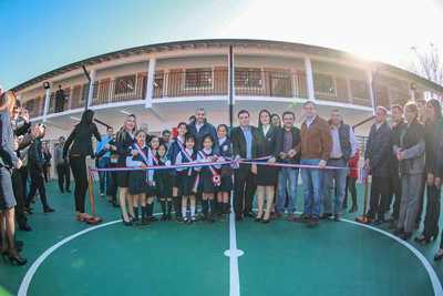Mario Abdo inaugura nueva infraestrucura en colegio de Ayolas