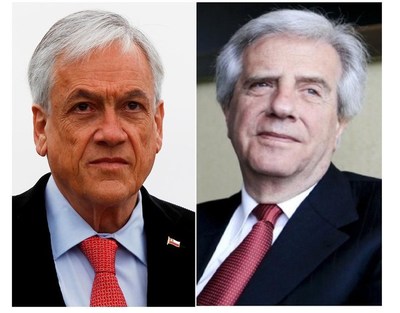 Piñera y Vázquez, los presidentes latinoamericanos más valorados; Abdo ni siquiera fue incluido