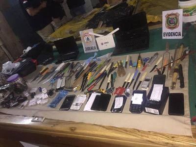 Un preso de Tacumbú tenía hasta un pos para cobrar