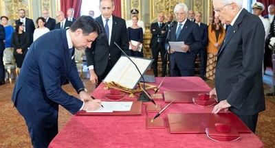 Presta juramento nuevo Gobierno de Italia