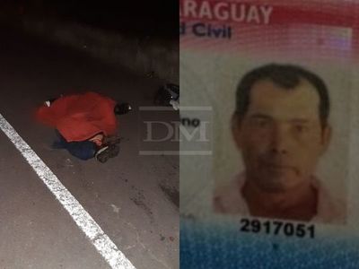 Identifican a motociclista fallecido en Ayolas