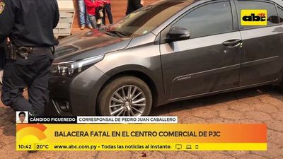 Balacera fatal en centro comercial de PJC