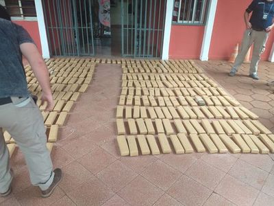 Incautan cargamento de marihuana prensada en Pedro Juan