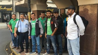 Campesinos se manifiestan frente a sede del Ministerio del Interior