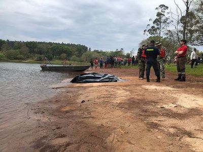 Hallan cuerpo de adolescente desaparecido el domingo pasado en el lago Acaray