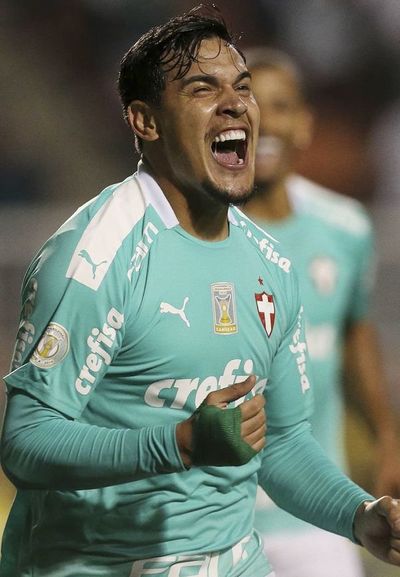 Gustavo, goleador con el Palmeiras