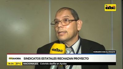 Sindicatos estatales rechazan el proyecto de horario de ingreso escalonado
